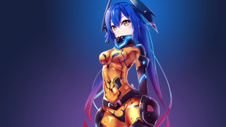 Futuristic woman sword cyberpunk mecha - a futuristic outfit free wallpaper