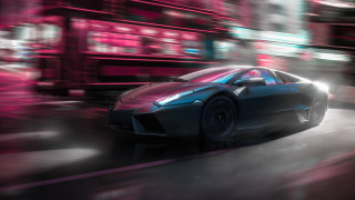 Car street bus blurry futurism - futurism free wallpaper