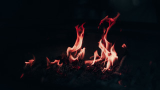 Fire dark flames neo primitivism - red flame free wallpaper
