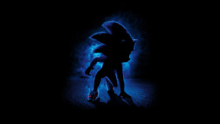 Sonic dark room blue backlight - blue light free wallpaper