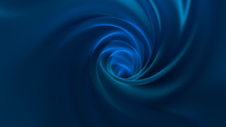 Blue spiral opart hologram girl - blue background free wallpaper