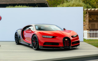 Red bugatti white wall fence - f 8 aperture free wallpaper