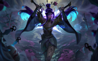 Woman sword demon outfit cave - a cave free wallpaper