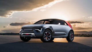 Silver car cloudy sky sunset - the cloud behind free wallpaper