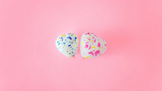 Donuts sprinkles pink background gradient - sprinkle free wallpaper