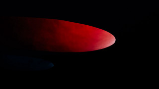 Red object dark sky abstract - redshift free wallpaper