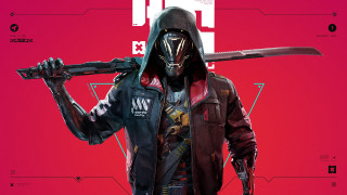 Man hoodie sword knife cyberpunk 2 - a geometric pattern free wallpaper