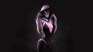 Woman black purple bodysuit hoodie - noir free wallpaper