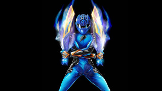 Man blue suit wings glowing - a blue suit free wallpaper