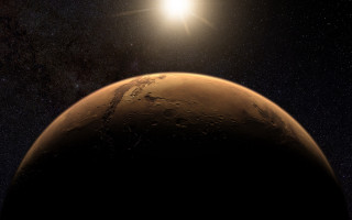 Bright light planet stars space - the planet free wallpaper