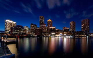 Tokyo night cityscape bridge river 9 - a bridge in the foreground free wallpaper