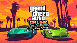 Cars palmtrees sunset grand gta - a couple of cars free wallpaper