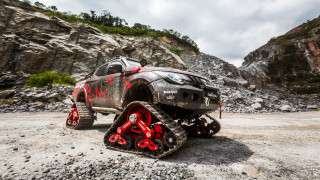 Rocky mountain truck snowplow forest - pathfinder free wallpaper