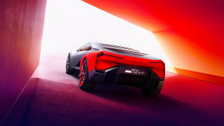 Red black car tunnel panfuturism - path free wallpaper