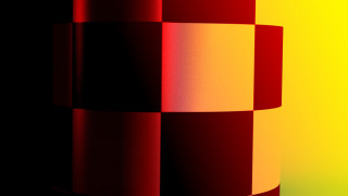 Red yellow striped opart checkered - the dark room free wallpaper