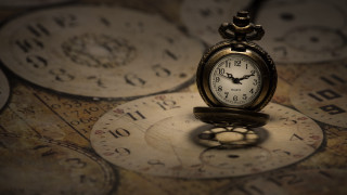 Clock illusionism steampunk gears desert - steampunk free wallpaper for desktop