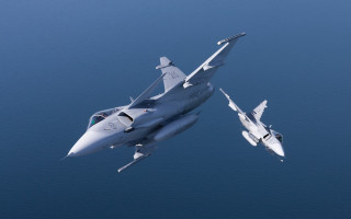 Fighterjets ocean aircraft military digital - two fighter jet free wallpaper