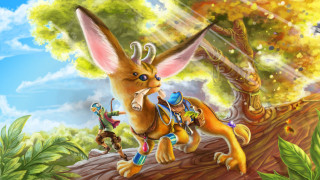 Rabbit horse children fantasy cedric - fantasy concept art free wallpaper