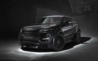Black range rover dark room - a spotlight free wallpaper