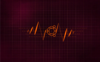 Heartbeat clock fence checkered honeycomb - dark background free wallpaper