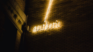 Neon sign brick wall aesthetic - aesthetic free wallpaper