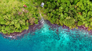 Lake forest house aerial view - esaias boursse free wallpaper