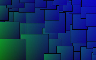 Blue green background squares cubist - varying free wallpaper