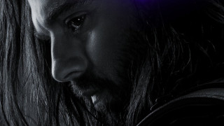 Long haired man glowing light - long hair and a beard free wallpaper