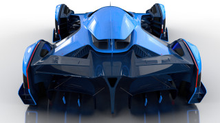 Futuristic vehicle large front rear - rear free wallpaper