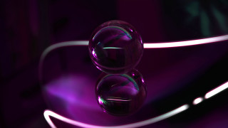 Purple glass light dark neon - a neon light free wallpaper