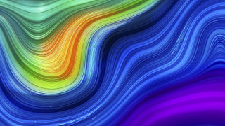 Colorful wavy rainbow swirl vibrant - vibrant color line free wallpaper