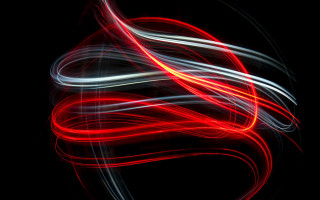 Red white swirl abstract magic - a blurry photo free wallpaper