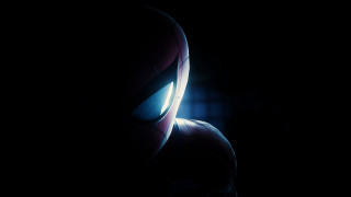 Spider man glowing eyes dark - dramatic cinematic lighting free wallpaper