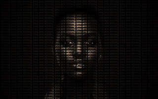 Mans face dark background ascii - a mans face free wallpaper