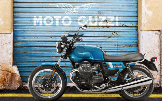 Blue motorcycle garage logo jigsaw - a blue motorcycle free wallpaper
