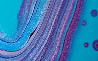 Blue purple liquid bubbles aurora - liquid free wallpaper