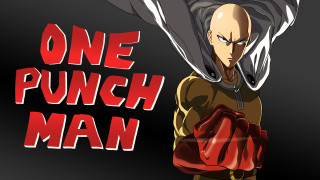 Cartoon character sword one punch - a demon in the background free wallpaper