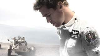 Man white shirt desert car - the background and a man free wallpaper