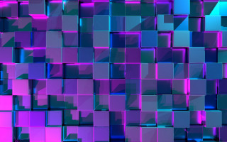 Colorful abstract purple blue squares - square and rectangles free wallpaper