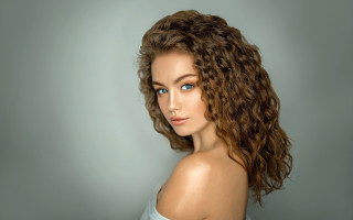 Elina karimova curly hair gray - curly hair free wallpaper