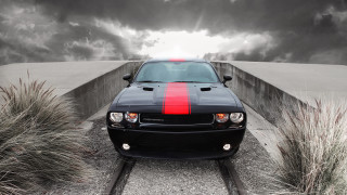 Black car red stripe cobra - a red stripe free wallpaper