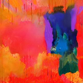 Colorful background paint streaks lines - free abstract wallpaper for tablet