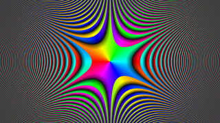 Colorful abstract background star design 2 - op art free wallpaper for desktop