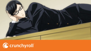 Man suit leaning desk head - his chin free wallpaper