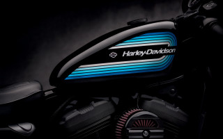 Motorcycle logo stripe black background - doug ohlson free wallpaper