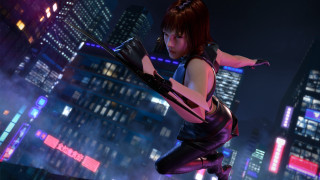 Futuristic city night skateboard urban - a futuristic city free wallpaper