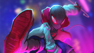 Cartoon red helmet purple background - a red helmet free wallpaper