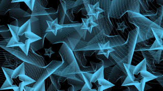Blue stars generative art starry - a blue abstract background free wallpaper for desktop