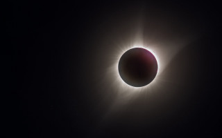 Solar eclipse moon planet sky - solar free wallpaper