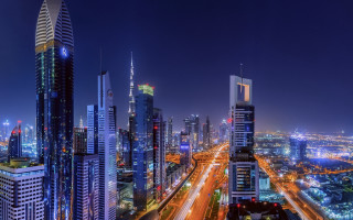 City skyline night lights tokyo 3 - hurufiyya free wallpaper